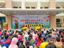 Thầy và trò trường Tiểu học Nguyễn Trãi tham gia Lễ Sơ kết Học kì 1 năm học 2022 2023